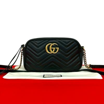 gucci ggマーモント キルティング スモールショルダーバッグのおすすめ