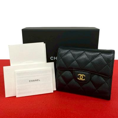 CHANEL レディース三つ折財布（収納カード枚数：〜10枚未満）｜財布