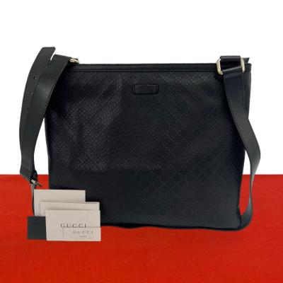 GUCCI メンズショルダーバッグ（バッグ、小物素材：合成皮革、PVC、PU
