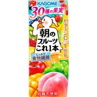 送料無料 カゴメ 朝のフルーツこれ一本 200ml×2ケース/48本 | リカーBOSS