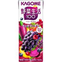 5/12限定+3％ 送料無料 KAGOME カゴメ 野菜生活100 ベリーサラダ 200ml×48本 2ケース | リカーBOSS
