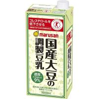 送料無料 マルサンアイ 国産大豆の調整豆乳 パック 1L 1000ml×3ケース/18本 | リカーBOSS