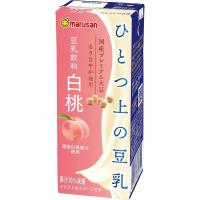 マルサンアイ ひとつ上の豆乳 豆乳飲料白桃 パック 200ml×4ケース/96本 | リカーBOSS