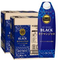 5/12限定+3％ 送料無料 伊藤園 TULLY’S COFFEE MY HOME BLACK キリマンジャロ 紙パック 1000ml 1L×12本 | リカーBOSS
