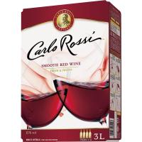 あすつく 箱ワイン BIB 送料無料 カルロ ロッシ レッド 赤 3000ml 3L×1ケース/4本 BOX wine | リカーBOSS