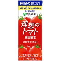 5/12限定+3％ 【送料無料】伊藤園 理想のトマト パック 200ml×1ケース/24本 トマトジュース トマト飲料 ITOEN とまと tomato | リカーBOSS