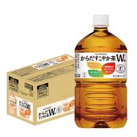 あすつく 特保 トクホ 送料無料 コカ・コーラ からだすこやか茶W+ 1.05L×1ケース/12本 1050ml 爆買 | リカーBOSS 2号店