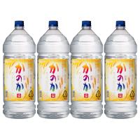 あすつく 送料無料 アサヒ 甲乙混和 麦焼酎 かのか 麦 25度 ペット 4000ml 4L×4本/1ケース | リカーBOSS 2号店