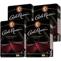 送料無料 箱ワイン BIB カルロ ロッシ ダーク 赤 3000ml 3L×1ケース/4本 BOX wine | リカーBOSS 2号店
