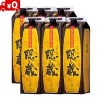 「6/14 +5％ 5,000円以上で」 隠し蔵 焼酎 25度 1.8L パック 1ケース 6本 1800ml 麦焼酎 濱田酒造 送料無料 (佐川急便限定) | リカーアイランド 2nd store