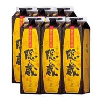 隠し蔵 焼酎 25度 1.8L パック 1ケース 6本 1800ml 麦焼酎 濱田酒造 （1ケースで1個口の送料） | リカーアイランド