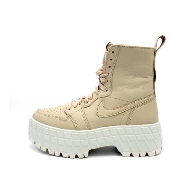 早い者勝ち　Nike Air Jordan 1 ブルックリン　ベージュ JORDAN BRAND W AIR JORDAN 1 BROOKLYN LOW LIGHT BONE/METALLIC