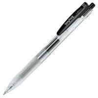 （まとめ） TANOSEE ノック式ゲルインクボールペン（バインダークリップ） 0.5mm 黒 1本 〔×80セット〕 | リトルトゥリーズ