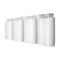 TANOSEE トイレットペーパーパック包装 シングル 芯なし 130m ホワイト 1セット（72ロール：24ロール×3ケース） | リトルトゥリーズ