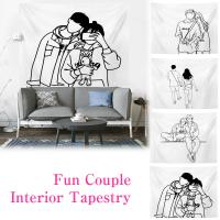 タペストリー 北欧 線画 おしゃれ ナチュラル シンプル 結婚式 ウェディング モダン アート カップル 夫婦 恋人 同棲 愛 部屋 飾り 飾り付け 壁 デコレーション Oth 217 Live On 通販 Yahoo ショッピング