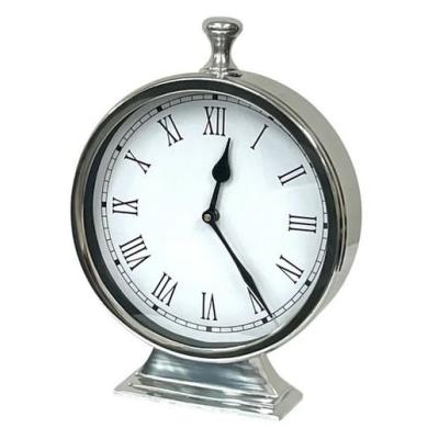 置時計 モダンクラシック シルバー アンティーク レトロ メタル 84206TC モダンデコ（置き時計）｜インテリア時計 | 家具、インテリア の