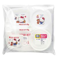 子供用食器 セット ハローキティ プラスチック 日本製 （ 電子レンジ対応 子供用 食器セット ギフト キティ ） | リビングート ヤフー店
