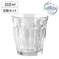 デュラレックス コップ 310ml PICARDIE ピカルディ 強化ガラス 6個セット （ 食洗機対応 電子レンジ対応 DURALEX 食器 グラス ガラス ガラスコップ ガラス製 ） | リビングート ヤフー店