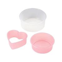 ケーキ型 スポンジケーキセット 丸型 18cm ハート型 レンジ用 タイガークラウン デコレーション型 製菓グッズ 手作り お弁当グッズのカラフルボックス 通販 Yahoo ショッピング