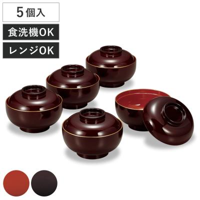 山中塗 汁椀 5客（セット/単品：セット）の商品一覧 通販 - Yahoo