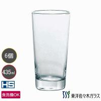 東洋佐々木ガラス HS強化グラス HSタンブラー 6個セット（1箱） 00535HS 435ml 強化タンブラー | クリスタル専門店リビングウェルデ