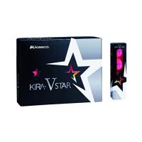 キャスコ(Kasco) ゴルフボール KIRA STAR V キラスターV ユニセックス キラスターVN ピンク 最適ヘッドスピード: 25~45 2ピースボール: 1コア+1カバー | Lo&Lu
