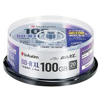 Verbatim バーベイタム 1回録画用 ブルーレイディスク BD-R XL 100GB 20枚 ホワイトプリンタブル 片面3層 2-4倍速 VBR520YP20SD4 | Lo&Lu