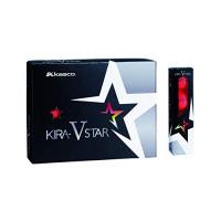 キャスコ(Kasco) ゴルフボール KIRA STAR V キラスターV ユニセックス キラスターVN レッド 最適ヘッドスピード: 25~45 2ピースボール: 1コア+1カバ | Lo&Lu