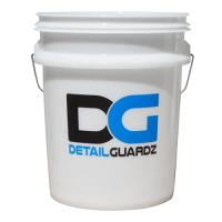 【DETAIL GUARDZ】オリジナルバケツ2.0 大容量20L 水量が見えるクリアホワイト(半透明) 目盛り付き DB-H20L-DGNAT 洗車バケツ ゴミ箱 収納に最適 | Lo&Lu