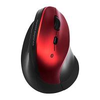 サンワダイレクト Bluetoothマウス 3台ペアリング エルゴノミクス 乾電池式 静音 Windows/Mac対応 レッド 400-MABT102R | Lo&Lu