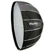 Phottix ( フォティックス )  Raja Quick-Folding Softbox 65cm / 傘のように素早く展開 ソフトボックス  ボーエンズマウント付属 | ロカユニバーサルデザイン株式会社