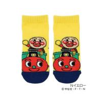 アンパンマン アンパンマン 福助 公式 靴下 ベビー アンパンマン 乗り物柄 ソックス クルー丈 スベリ止め付き （Nイエロー） | ブランド公式 LOCOMALL ロコモール