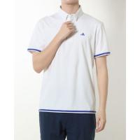 アディダス adidas メンズ ゴルフ 半袖シャツ パンチング ストレッチ 半袖ボタンダウンシャツ HT0078 （ホワイト） | ブランド公式 LOCOMALL ロコモール
