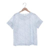 ブローディア BRODIAEA 花柄半袖ブラウス 総柄プルオーバー 塩縮加工 【日本製】 （オフホワイト） | ブランド公式 LOCOMALL ロコモール