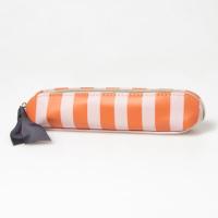 キャロラインガードナー Caroline Gardner ペンケースPINK/ORANGE Stripe （Orange） | ブランド公式 LOCOMALL ロコモール