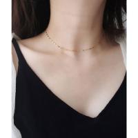 シーアールイー セレクト CRE select シルバー チェーン ネックレス チョーカー eclair chain necklace （ゴールド） | ブランド公式 LOCOMALL ロコモール