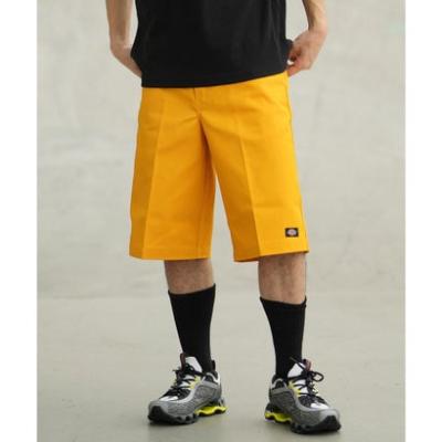 【新品未使用】be greedyデニムハーフパンツ イエロー切替 Mサイズ ディッキーズ ハーフパンツ（色：イエロー系）のおすすめ人気商品一覧