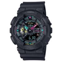 【G-SHOCK】Multi Fluorescent color シリーズ / GA-110MF-1AJF （ブラック） | ブランド公式 LOCOMALL ロコモール