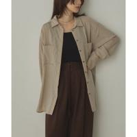 ハンチ hunch ツヤストライプ オーバーシャツ （オフベージュ） | ブランド公式 LOCOMALL ロコモール