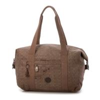 キプリング Kipling CASUAL ART トートバッグ （Sign Brown Cord） | ブランド公式 LOCOMALL ロコモール
