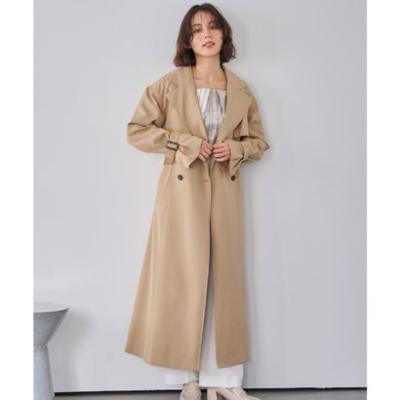 新品タグ付 ノエラ トレンチコート 春コート ベージュ M NOELA（ノエラ） トレンチコート コート オーバートレンチコート