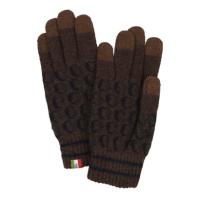 オロビアンコ Orobianco 紳士 ニット手袋 スマホ対応 五本指 （チョコ） | ブランド公式 LOCOMALL ロコモール