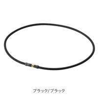 ファイテン Phiten RAKUWA磁気チタンネックレス レザースタイル ブラック/ブラック 50cm （ブラック/ブラック） | ブランド公式 LOCOMALL ロコモール