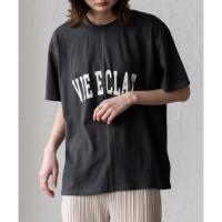 ヴィータフェリーチェ VitaFelice カレッジロゴプリントTシャツ （CHARCOAL） | ブランド公式 LOCOMALL ロコモール
