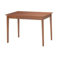 デスク 幅1000mm 木製デスク 机 テーブル 作業テーブル パソコン台 ウォルナット 木目 おしゃれ ワークテーブル 平机 天然木 無垢材 天然素材 引き出し ED-2880 | LOOKIT オフィス家具 インテリア