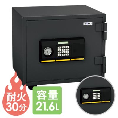 エーコー EIKO 小型耐火金庫 テンキー式 ES-9PKW 2019年製 エーコー 耐火金庫 テンキー式 ES-9PKW 27kg☆◇ - e金庫本舗