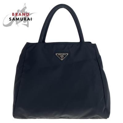 PRADA レディーストートバッグ(バッグ、小物素材:ナイロン PRADA レディーストートバッグ(バッグ、小物素材:ナイロン