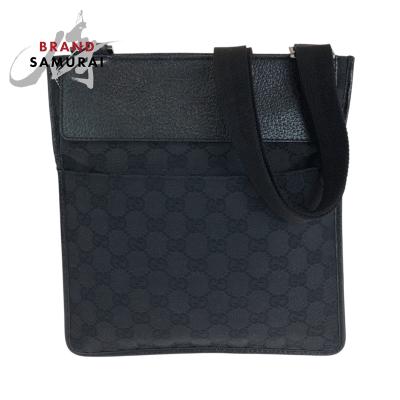 グッチ ggキャンバス ショルダーバッグ 黒(メンズショルダー グッチ ggキャンバス ショルダーバッグ 黒(メンズショルダー