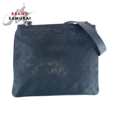 希少 グッチ ショルダーバッグ キャンバス GG シルバー金具 ポシェット ロゴ 希少 グッチ ショルダーバッグ キャンバス GG シルバー金具