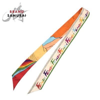 【新品未使用】FENDI フェンディ WRAPPY ラッピー マルチカラー フェンディ FENDI FENDI スカーフ WRAPPY BAGUETTE ラッピー